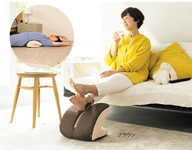 部屋になじむから置きっぱなしOK!ストレッチ器具としても使える。