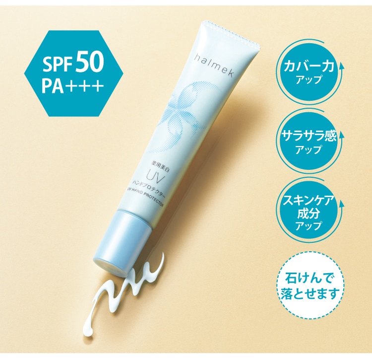 ハルメク 薬用美白UVハンドプロテクター