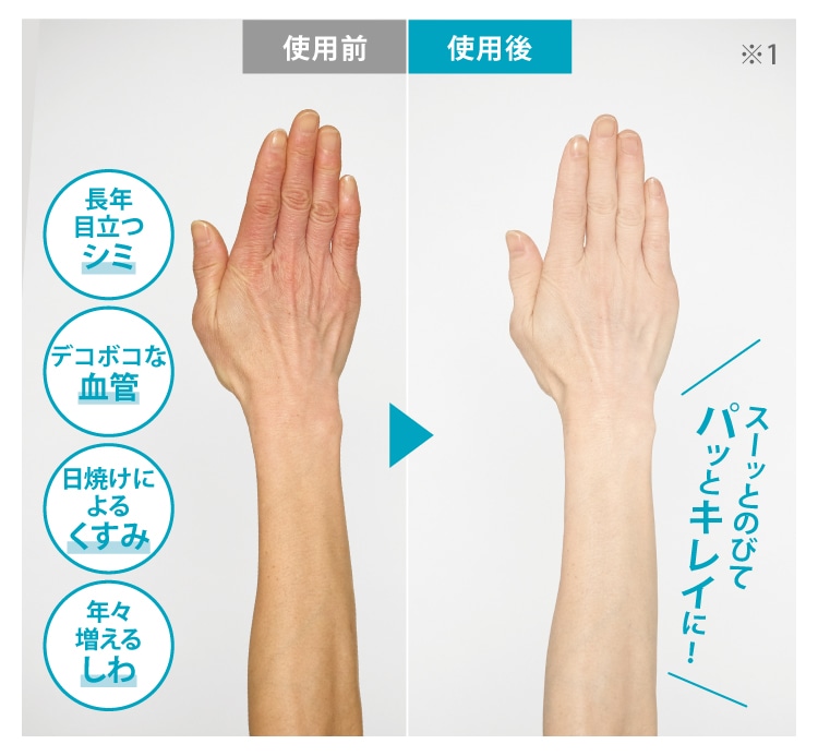 しっかりカバーするのに素肌のように自然。しかもサラサラ、つけているのも忘れる!