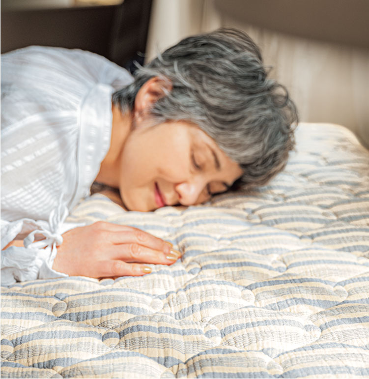 寒暖差しらず カポック混敷きパッド