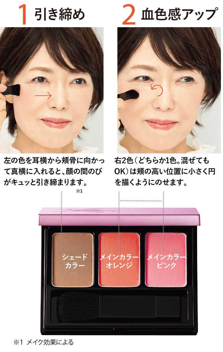 引き締め血色感アップ