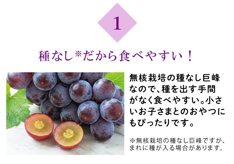 種なし※だから食べやすい!