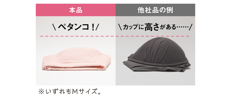ゴムの代わりに伸縮性のあるレースを使用。