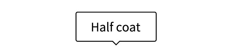 Half coat