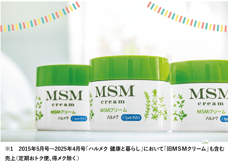 美容・ヘルスケア部門MSMクリーム