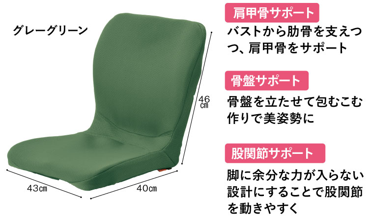 pinto (ピント)置くだけラクッションビューティー Hi (ハイ)(専用カバー付き)