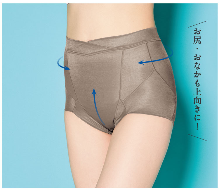 ヘルスプラス・骨盤底筋&ヒップサポートショーツ選べる2枚組