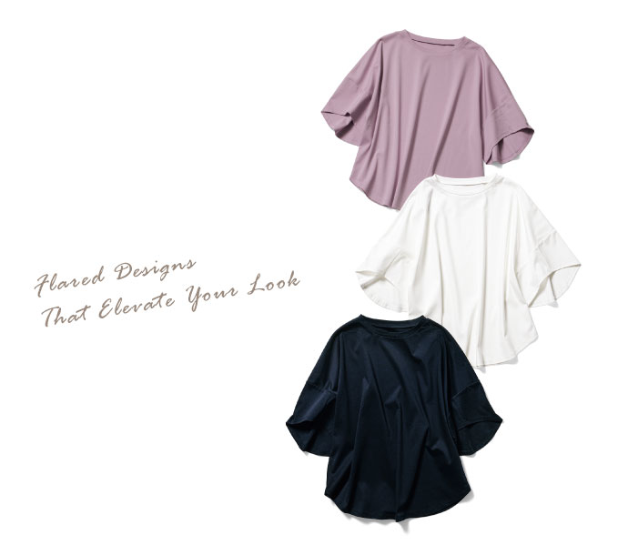 �t���A�X���[�u�f�U�C���v���I�[�o�[�^Flared Designs That Elevate Your Look