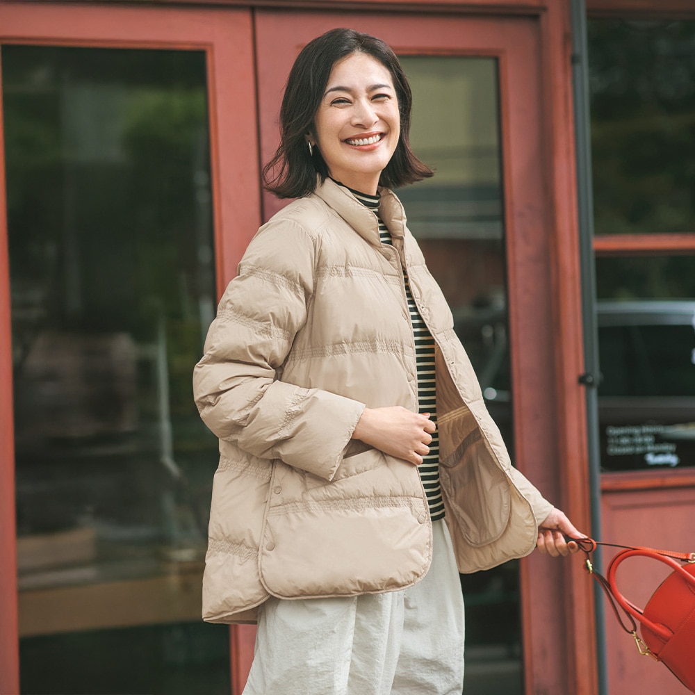 トリプルステッチライトダウンジャケット