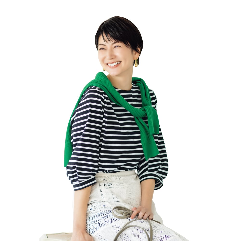 オーガニックコットンプルオーバー(パフスリーブ)